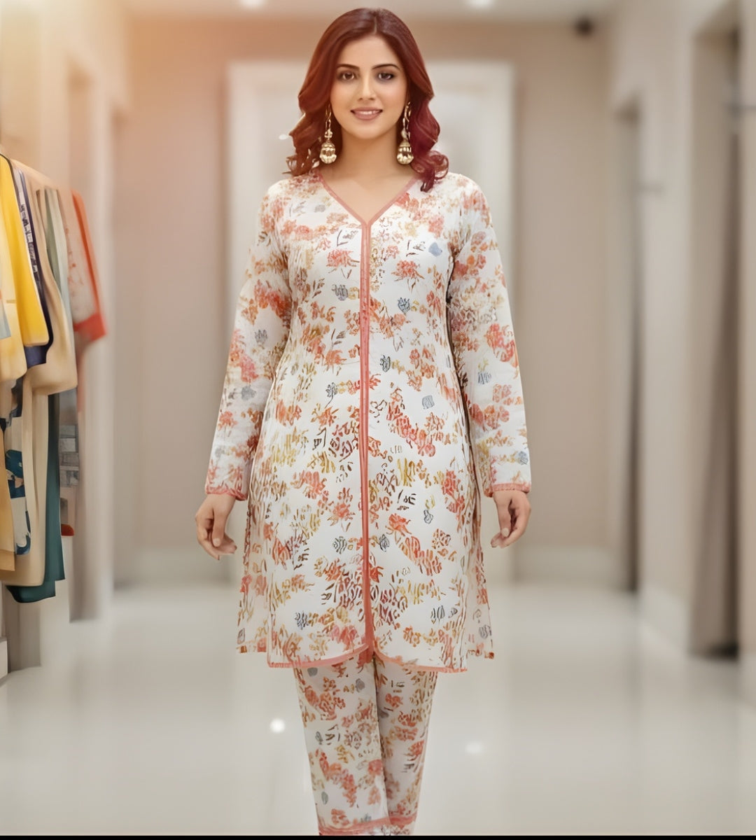 Khaadi Floral Printed Lawn 2-Piece Suit