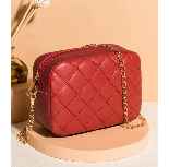 Urban Chic Crossbody Bag - Maroon